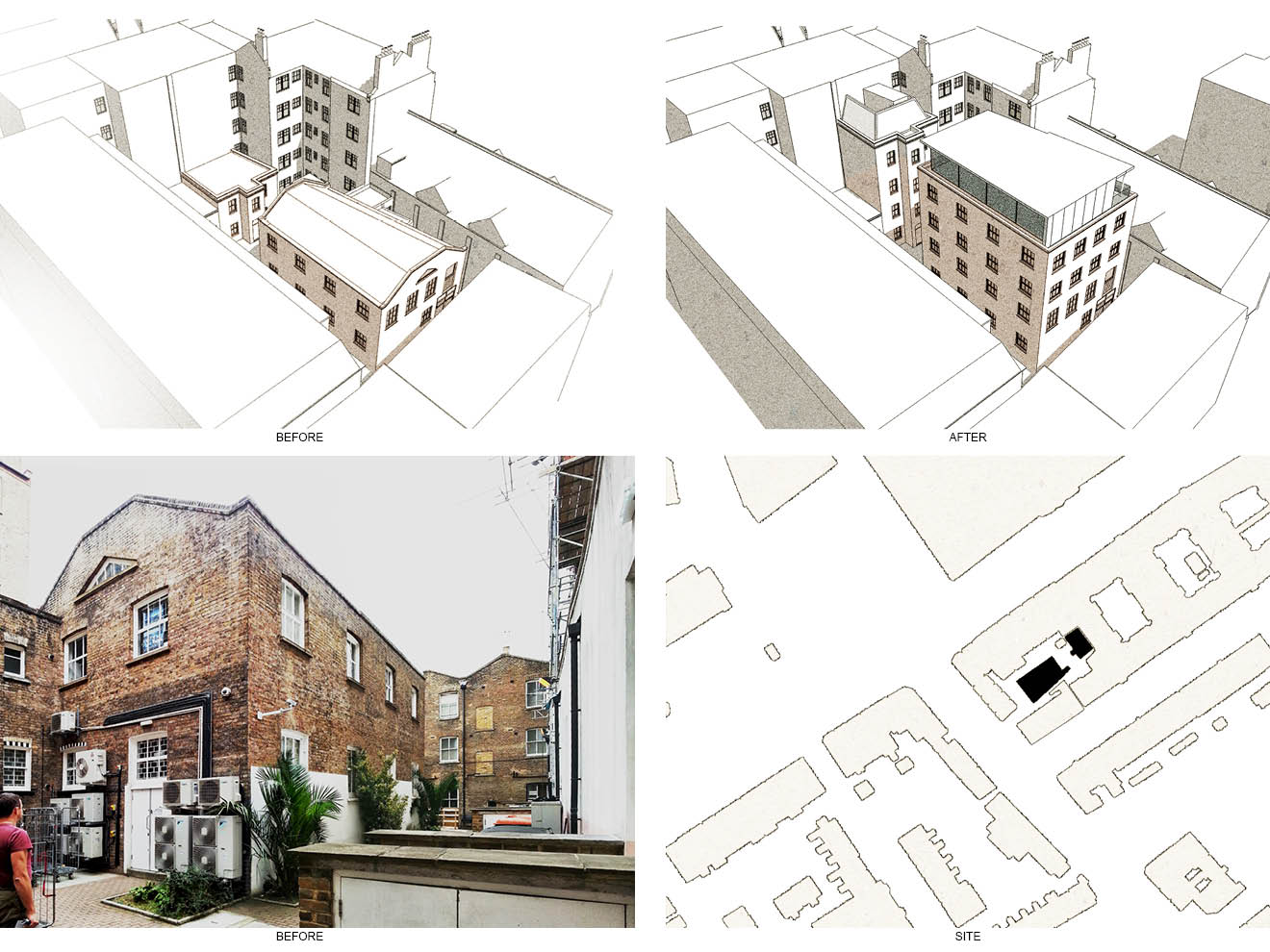 Victorian warehouse extension, Olympia